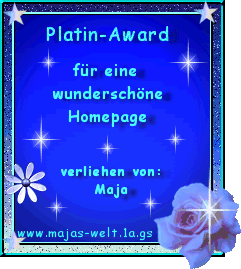 Vielen Dank Maja fr den wunderschnen Award!